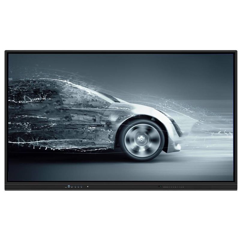 Android 12 4+32G Display DLED RS232 AV RJ45 10 IR Painel de Toque Tabuleiro Branco Para Escritório de Classe Escolar 65 75 86 polegadas