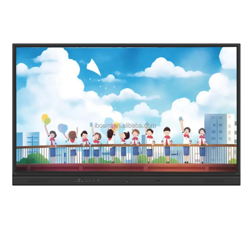 65 75 86 polegadas 20 Touch Android Interactive Flat Panel com 4000: 1 Contraste 6ms com WIFI Hotspot Saídas HDMI / VGA / USB