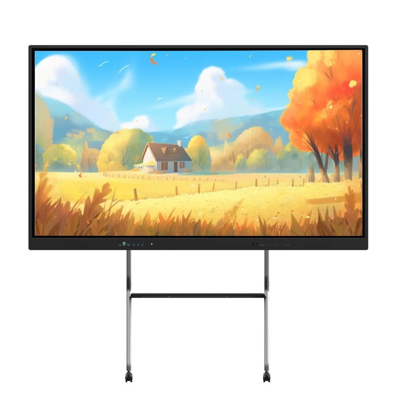Android 13 LED Tabuleiro Interativo 40 Pontos de Toque 86 polegadas Smart TV Displays com WIFI BT HOTSPOT para ensino escolar