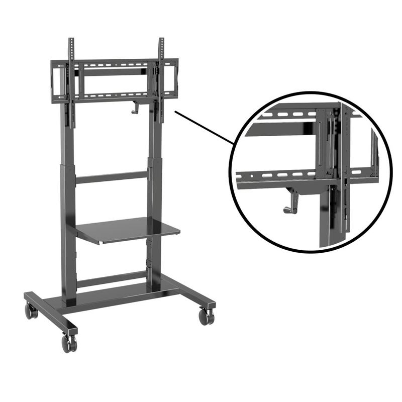 65 75 Inch Mobile Stand para Interativo Painel Flat Mural montado TV móvel suporte para Smart Board Com preço competitivo