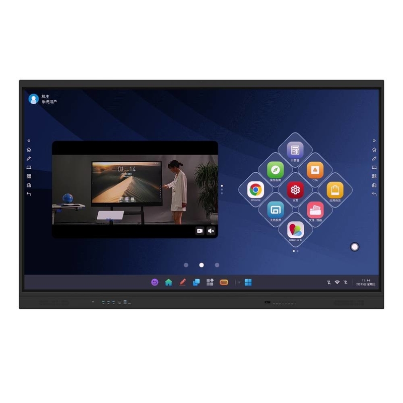 IR Interactive Whiteboard EDLA Google Certified Black Android OPS 40 Pontos Monitor com Sensor de Luz NFC Para Criança Escolar