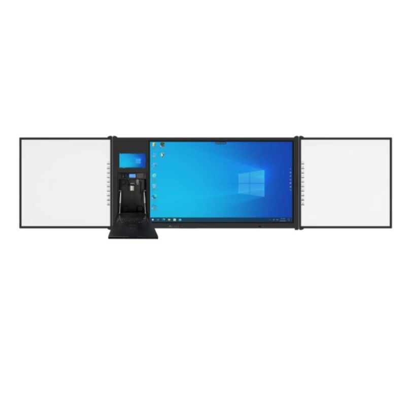 Quadro Interativo Infravermelho de 75'' com Sistema Android e Interconexão de Placa Dupla para Ensino Inteligente