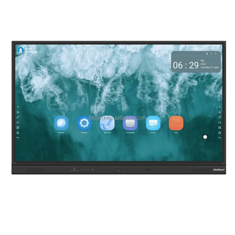 Atualização remota através da rede de Internet Display touchscreen com interface USB e atualização do sistema