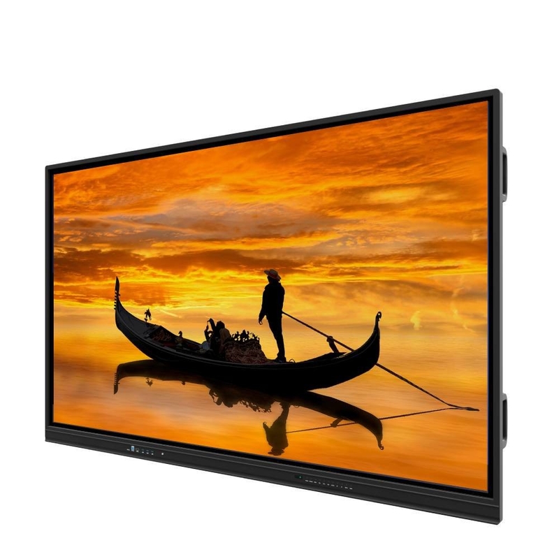 75 polegadas LCD Smart Board Android 14 50 pontos de toque com VGA DP USB Port WIFI Bluetooth para treinamento de escritório da escola