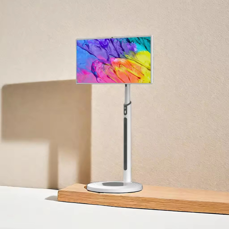 32 polegadas Android Smart Touch Screen Televisão Usb Wifi Televisão portátil LCD Monitor Bateria-Power Para jogos Estudar Treino