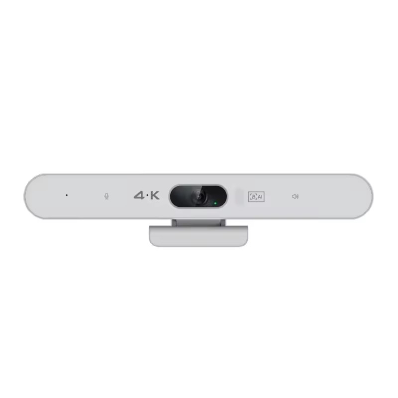Preto e branco Instalação fácil 4K Webcam Câmera de vídeo-conferência Usb AI rastreamento automático 2160p Webcam rastreamento com alto-falante som sala de conferências