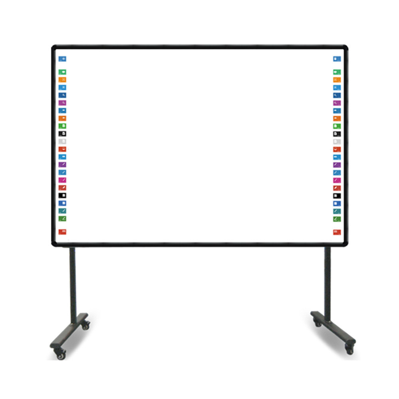 Infravermelho Interativo Whiteboard 82 96 102 120 polegadas All in One alto-falante Barra lateral Android PC Para aula escola reunião de escritório universitário