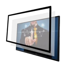nova fábrica iboard personalizado 19 32 43 55 65 75 86 polegadas de energia USB Infravermelho Touch Frame com 10 pontos de toque e vidro