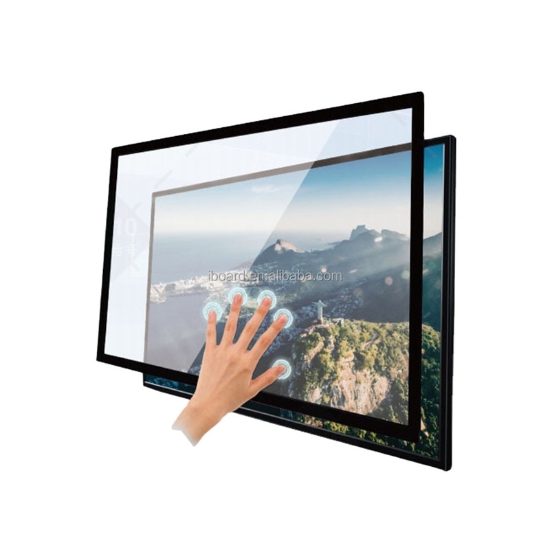 Quadro de toque com infravermelho compacto com interface USB Fácil de instalar Objeto de toque mínimo ≥5 mm Corrente média ≤200mA