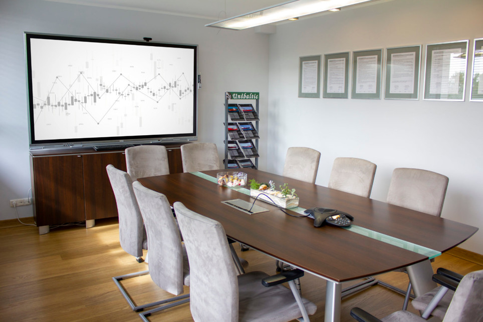 Apresentações colaborativas facilitadas com monitor interativo de tela sensível ao toque e software de quadro branco