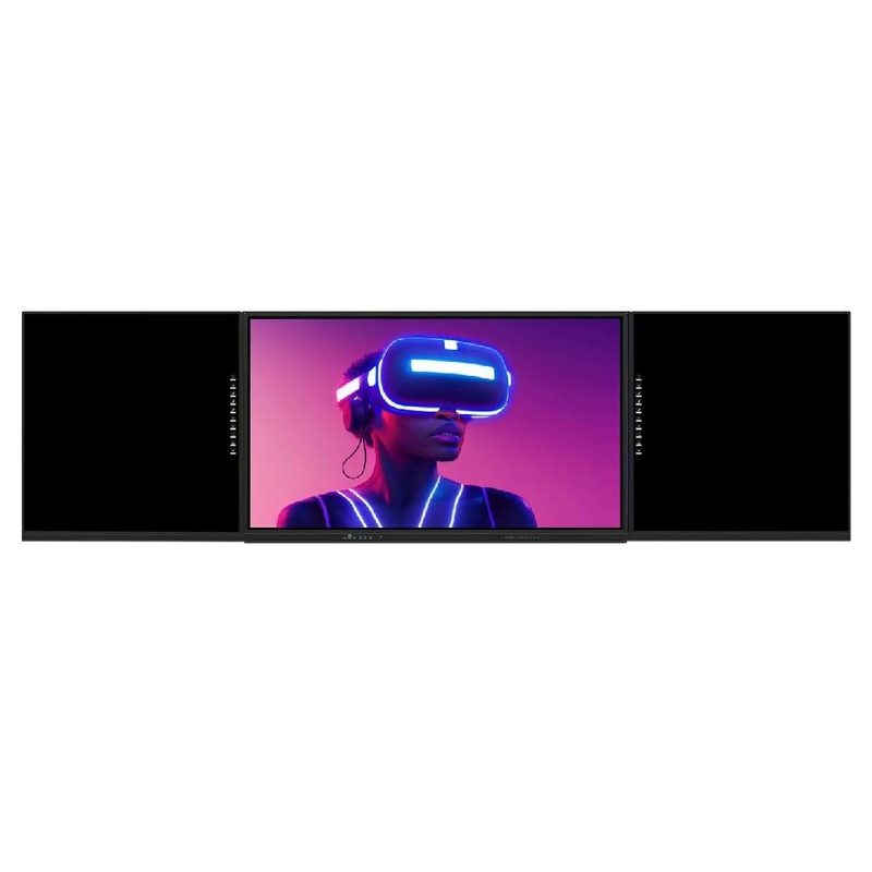 Tabuleiro inteligente inteligente gravável 75 86 98 polegadas com sistema Android Windows OPS Sistema de computador Máquina de câmera Mic Scanner de documentos opcional para ensino em sala de aula da universidade