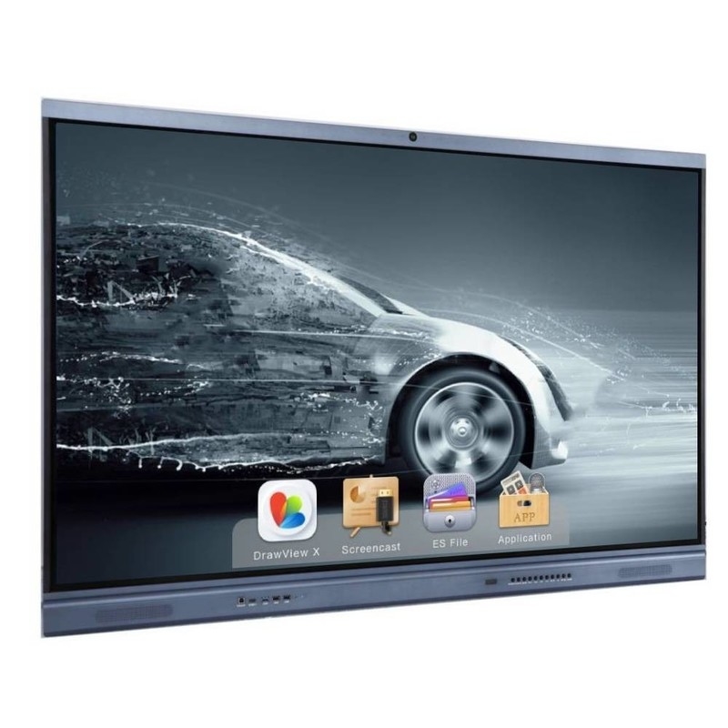 Preço de fábrica 4k 55 65 75 85 96 110 polegadas tela sensível ao toque multi-língua software LCD Smart Android quadro interativo