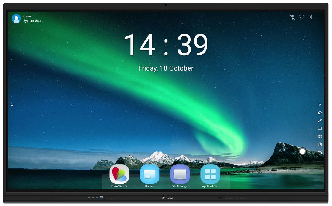Tabuleiro LCD com calibração automática 5s e calibração manual 25/36 pontos