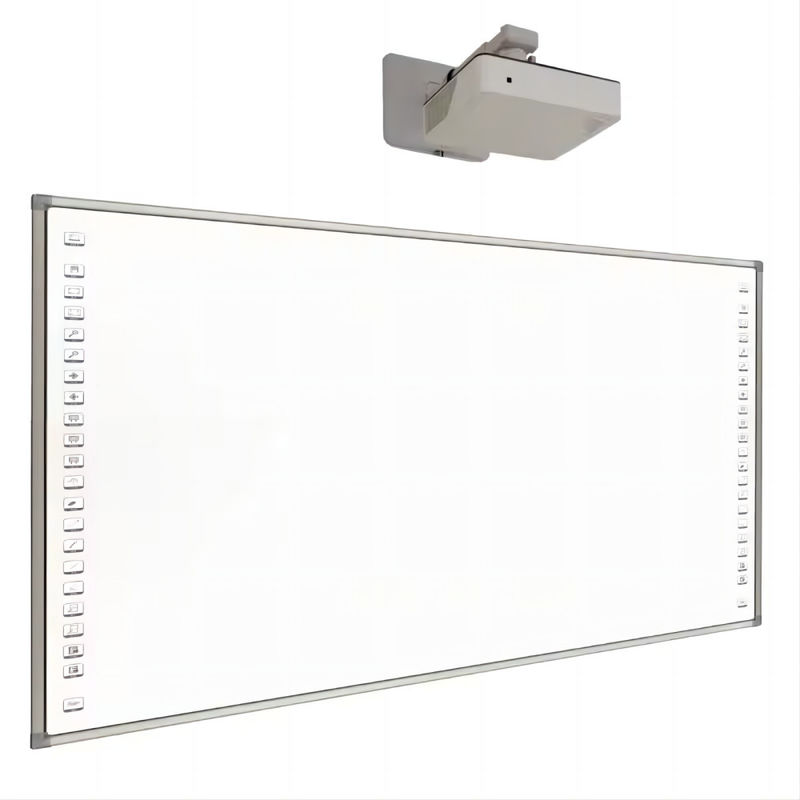Tecnologia de toque infravermelho Painel interativo touchscreen para dedos ou objetos não transparentes Escrever e desenhar 82 polegadas a 150 polegadas