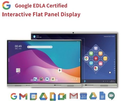 Bluetooth 5.0 Interativo Touch Screen Monitor Montado na parede ou Mobile Stand para instalação personalizada
