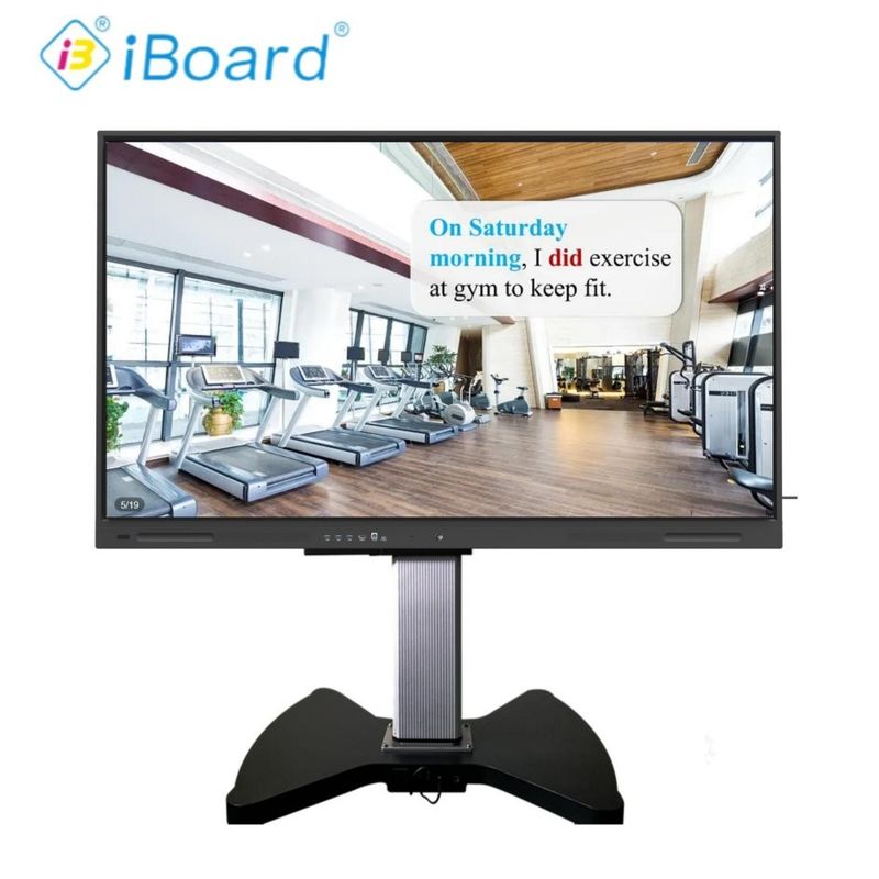 65 polegadas 4K UHD Interativo Flat Panel Smart TV com novo equipamento do sistema Android para aula reunião de escritório