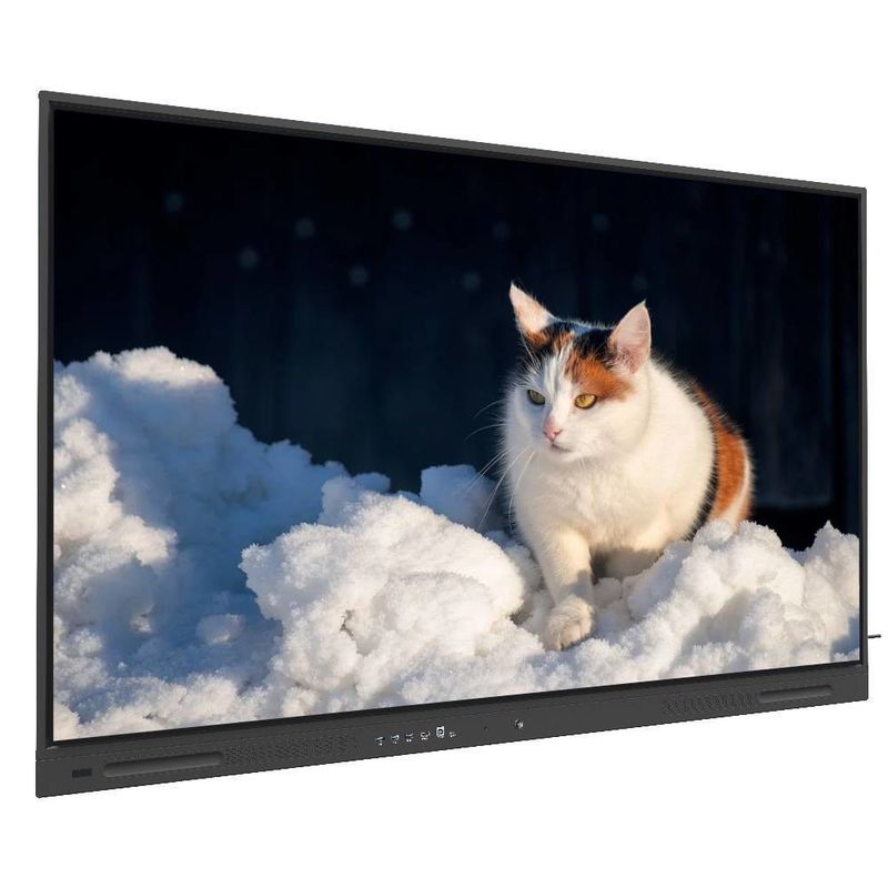 IR Interactive Whiteboard 450 nits 86 Inch Android 14 Touch Wifi VGA DP USB Cloud Resources Smart TV Monitor Para uso em treinamento de escritório universitário