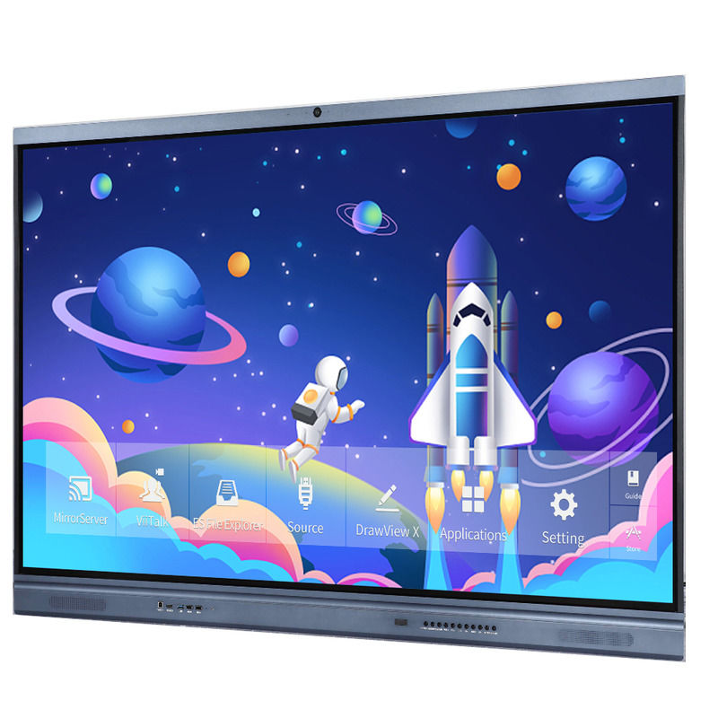 Display de painel táctil interativo de superfície de nano ou cerâmica para padrões em quadro negro