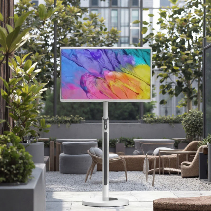 IBoard 32 polegadas Smart TV portátil recarregável com câmera Bateria touch screen monitor Display digital interativo para escritório em casa
