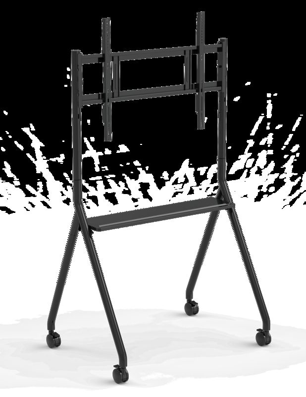 Novo Suporte para Lousa Interativa Móvel de 42 a 75 Polegadas, Monitor de TV, Suporte Móvel Elevatório, Capacidade Máxima 60KG, Rodas Potentes, Fácil Movimentação para lousa interativa e suporte móvel