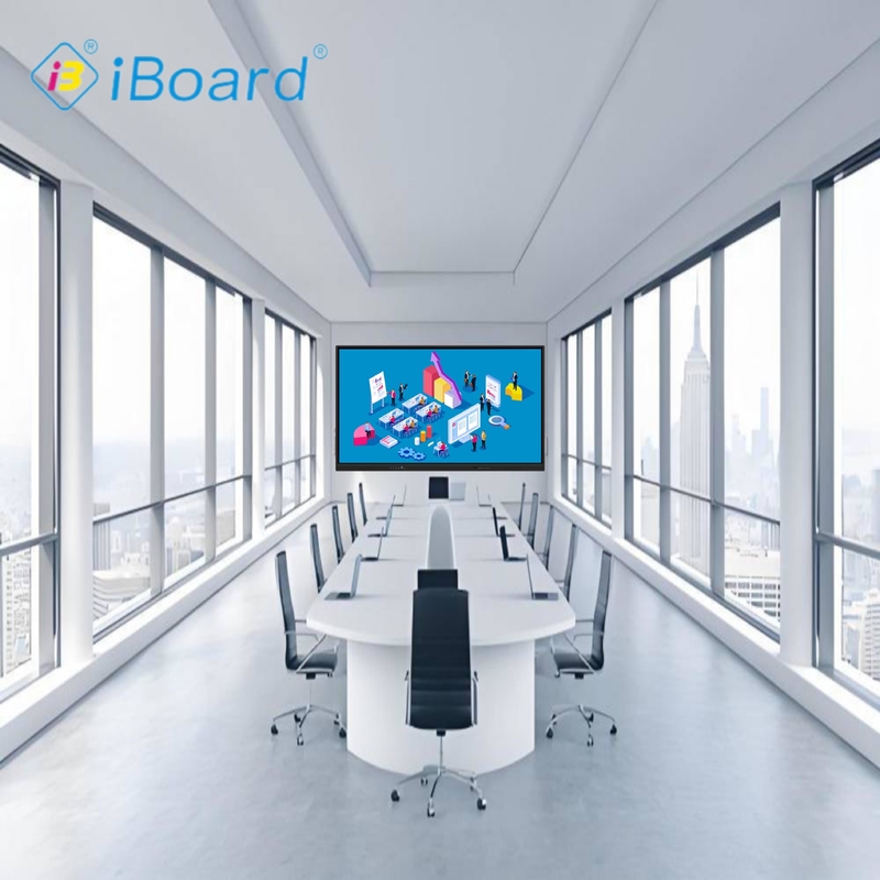 Painel interativo de 98 polegadas 4K UHD Smart Touch Screen com projeção AI Função Smart Board para sala de reuniões