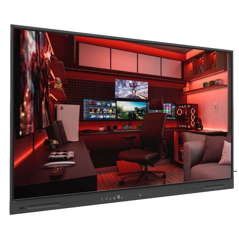 IR Interactive Whiteboard 75 86 Inch Android 14 8+128G Ram e Rom Com Wifi BT Ai Características Whiteboard Software para aula de ensino Sala de reuniões de conferências