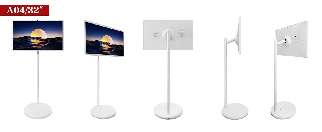 Quadro Interativo LCD Touch Screen 32 Polegadas Com Bateria Monitor Touch Portátil