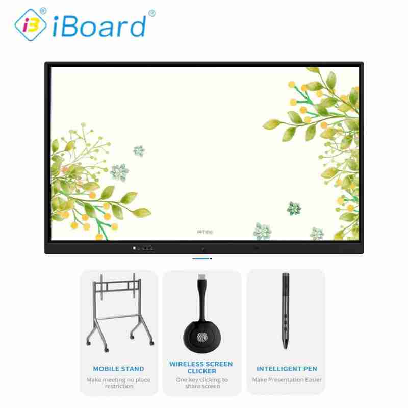 86 polegadas Interativo Flat Panel Display Touch Screen Monitor com sistema Android para sala de aula