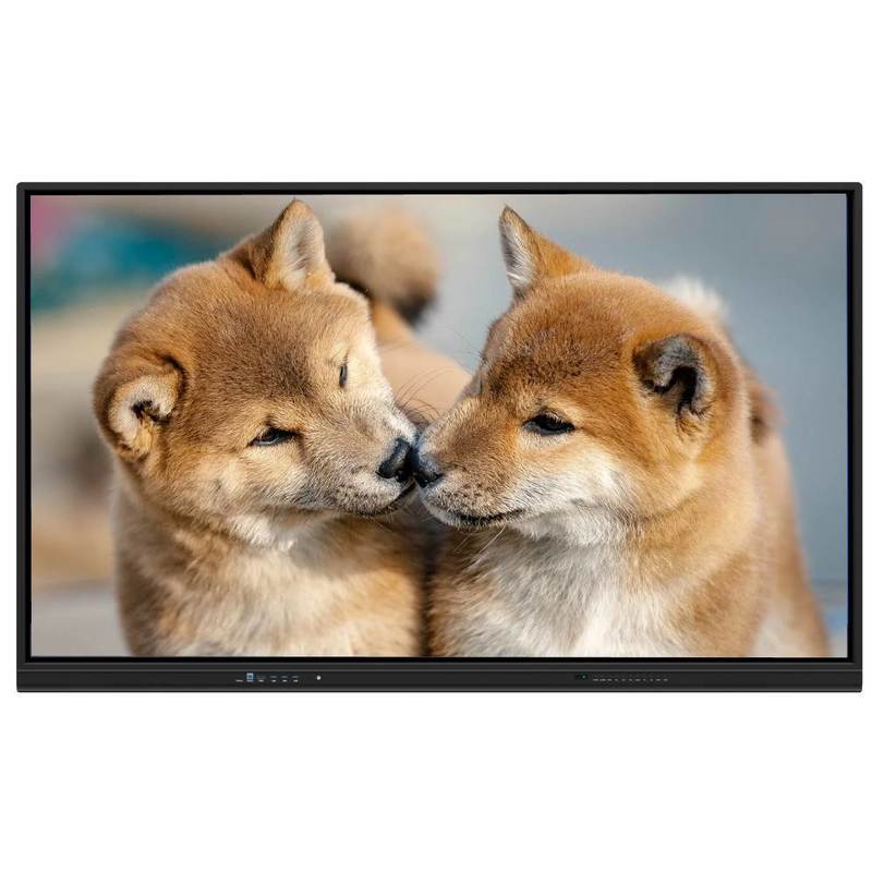 Painel interativo de 75 polegadas com Android 15 e WiFi 6 para escolas e escritórios