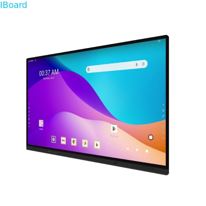 86 polegadas Google EDLA Certificado Tabuleiro Interativo com CPU de 8 núcleos para sala de aula e conferência