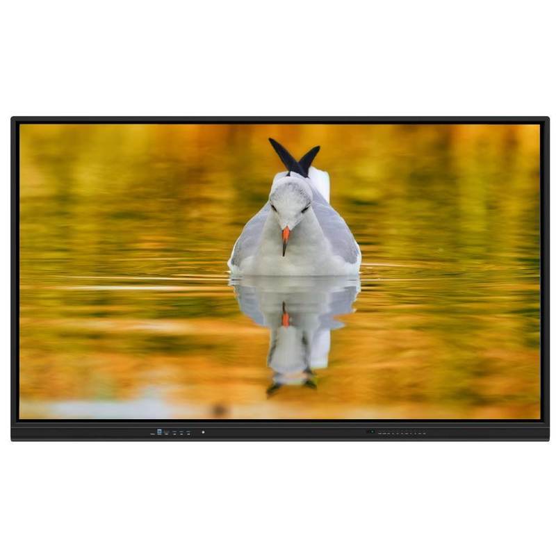 LED Interactive Whiteboard com Android 14 Ultra Fine Infrared Touch e Microfone de câmera opcional para escolas e reuniões