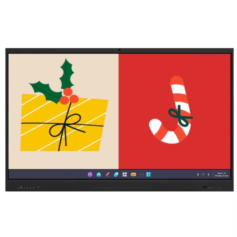 iBoard 19 anos Fábrica Atacado Preço Barato Android 14 Integrado Suporte MDM Lousa Interativa Tela Plana com Toque Infravermelho e Atualização Remota OTA Via Rede Internet