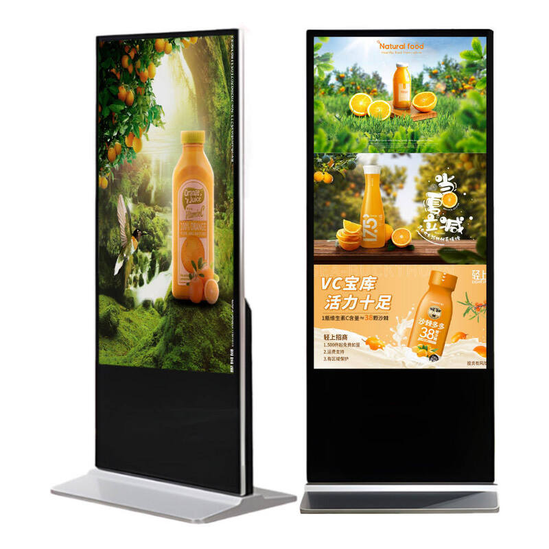 Sinalização Digital LCD Pronta para Envio com Resolução 3840*2160, Brilho de 500 Nits e Função SDK para Publicidade Interna e Externa