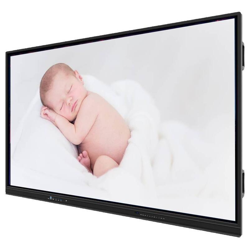 IBoard All-in-One Interactive Flat Panel com sistemas Android duplos, Pen/Finger Touch e múltiplas entradas (HDMI, VGA, USB, RJ45)