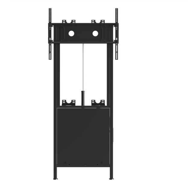 Eletrônico Altura ajustável Mobile Stand Piso Stand até 86 polegadas para TV / IFPD