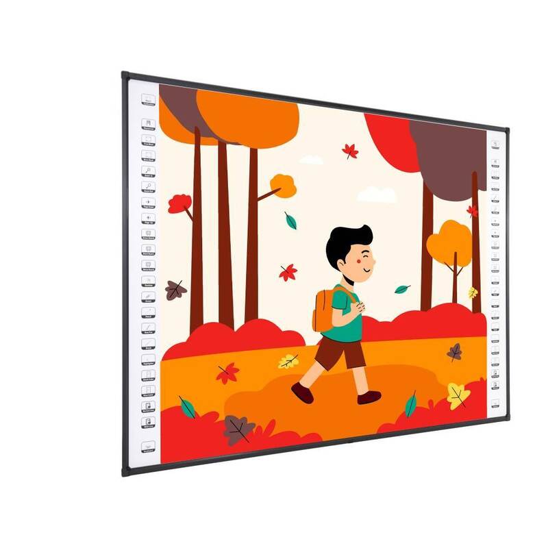 iBoard Smart IR Whiteboard com toque infravermelho Dimensão personalizável 64-150 polegadas Android Windows Compatível para reuniões escolares