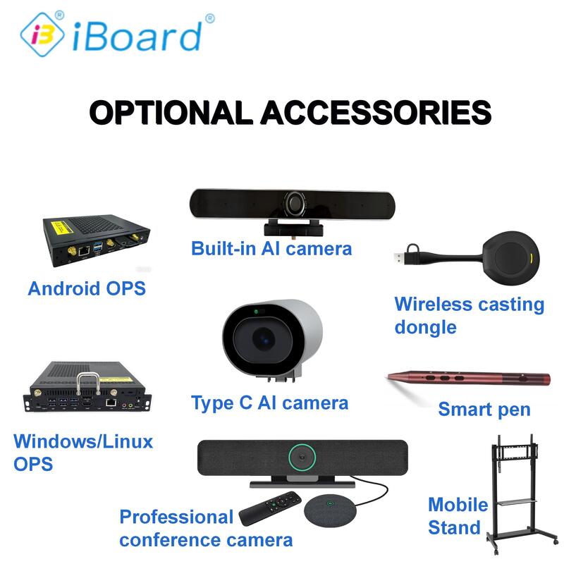 98 polegadas Interativo Flat Panel Software básico de escrita de sistema Android com função de IA Custos mais baratos Função poderosa