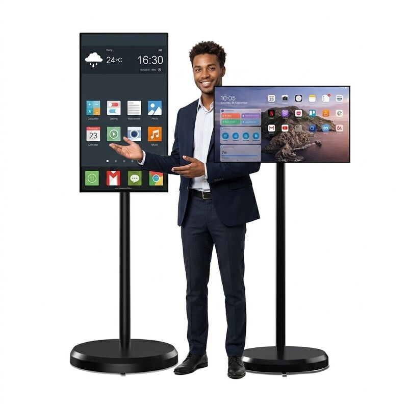 Quiosque portátil de tela sensível ao toque Android de 32 polegadas com tela capacitiva multitoque para sinalização digital interativa