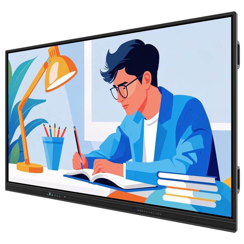 75 polegadas Android PC Smart Panel Wifi HDMI USB 50 pontos de toque para escritório de reuniões