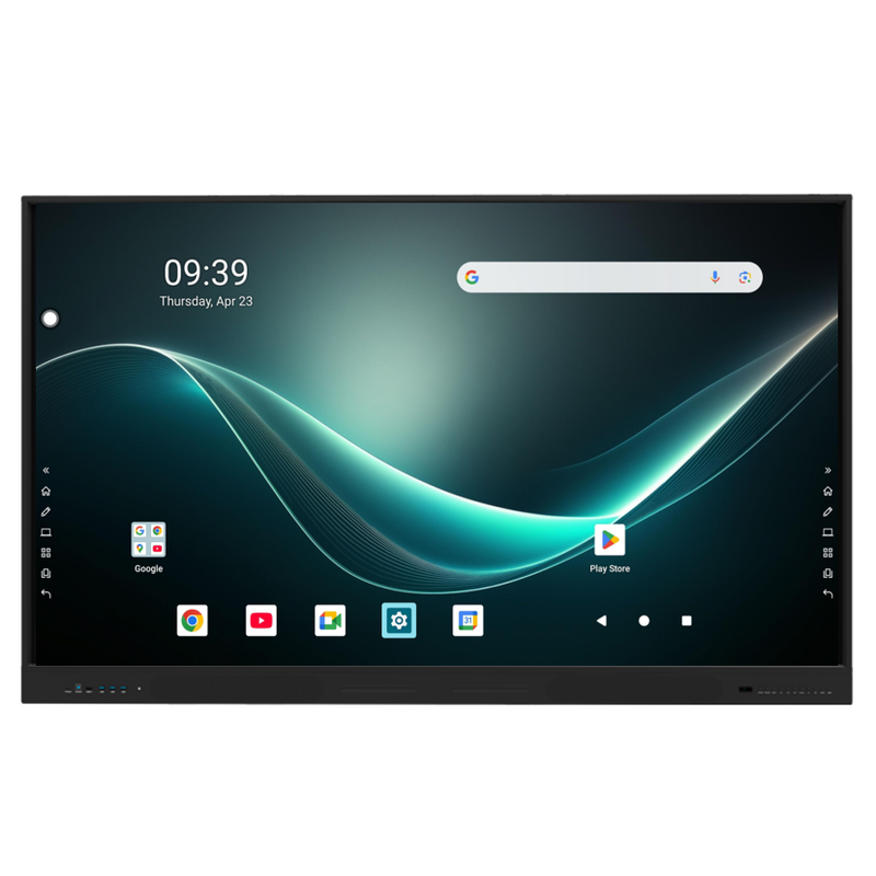 Último Android 15 (32+512GB) 86 polegadas Painel Interativo Flat para solução de ponta