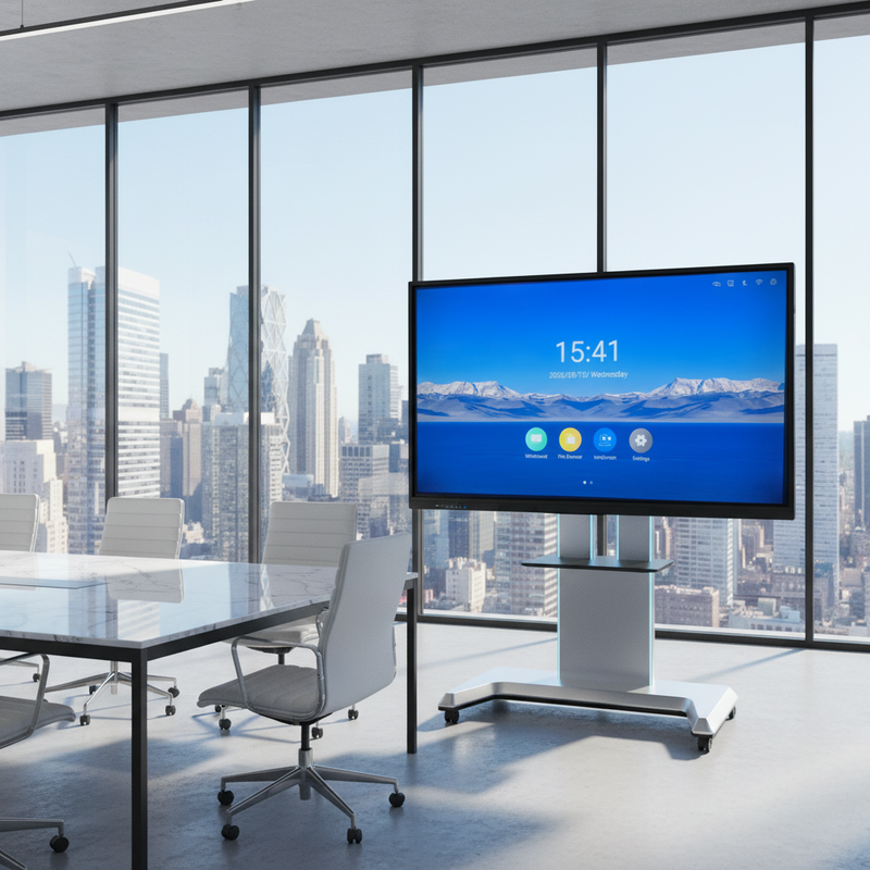 Iboard LCD Smart Board 75 polegadas painel táctil interativo para sala de aula com software educacional Suite