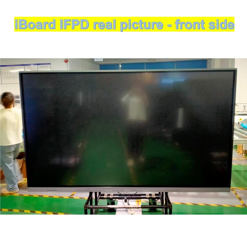 iBoard Interactive Flat Panel 86 polegadas Resolução 4k Smart Touch com novo equipamento do sistema Android para reunião de escritório em sala de aula