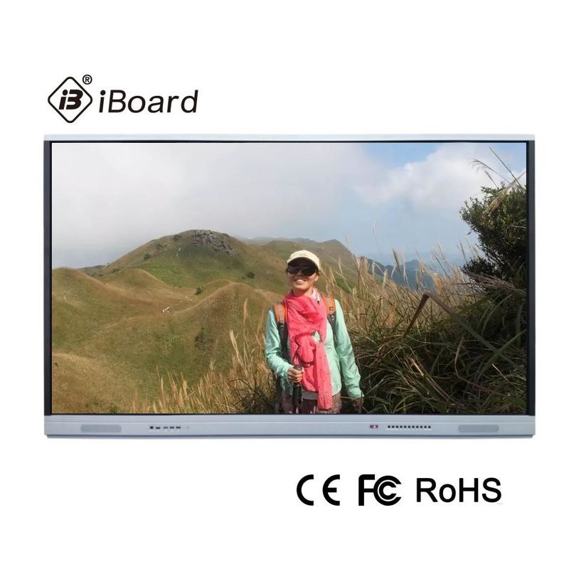 3840*2160 LCD Teaching Board 5ms Interactive Touch Board Windows Linux Infravermelho Para Educação Empresarial ou Escolar