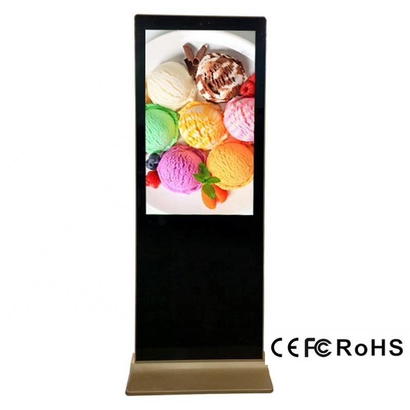 Design de interiores personalizado Supermercado LCD Display Publicitário Stand Quiosque de sinalização digital