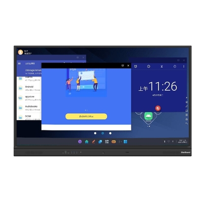 Monitor do tela táctil da tarefa de Whiteboard Android 11 interativos infravermelhos multi