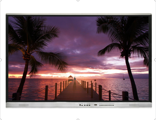 O grande tela táctil 4K LCD de 86 polegadas monitora o tela plano interativo da placa esperta