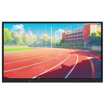 Monitores interativos de tela sensível ao toque Placas digitais baratas Elegantes Placas interativas para escolas Monitores de parede multimídia