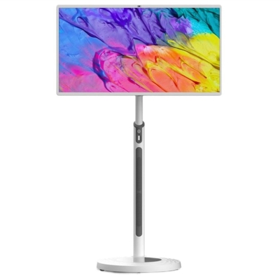 1080p 32 polegadas UHD tela grande portátil giratória móvel inteligente televisão LCD interior publicidade smart display