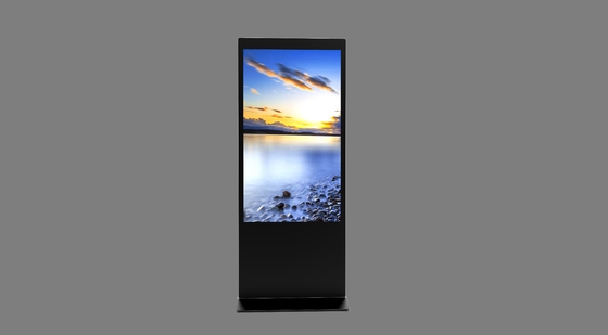 Edifício interno de 43 polegadas de piso com design personalizado Supermercado LCD Publicidade Display Stand Quiosque de sinalização digital