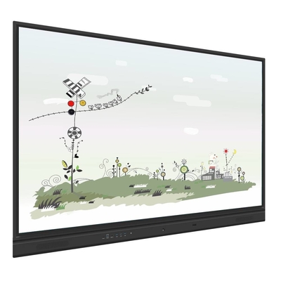 98 polegadas Interativo Painel Flat Dual OS 50 Pontos de Toque USB HDMI WIFI Hotspot BT Com Micrô da câmera embutida para educação